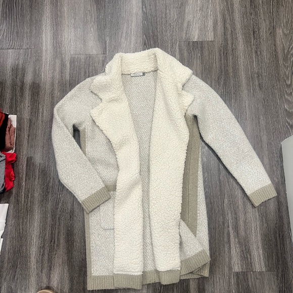 Cute cozy knit cardigan Sherpa - Picture 4 of 6